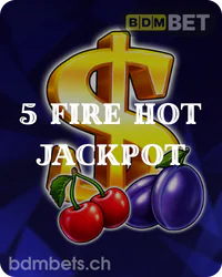 5 Fire Hot jackpot slot