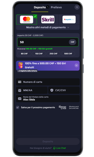 Casinò live app